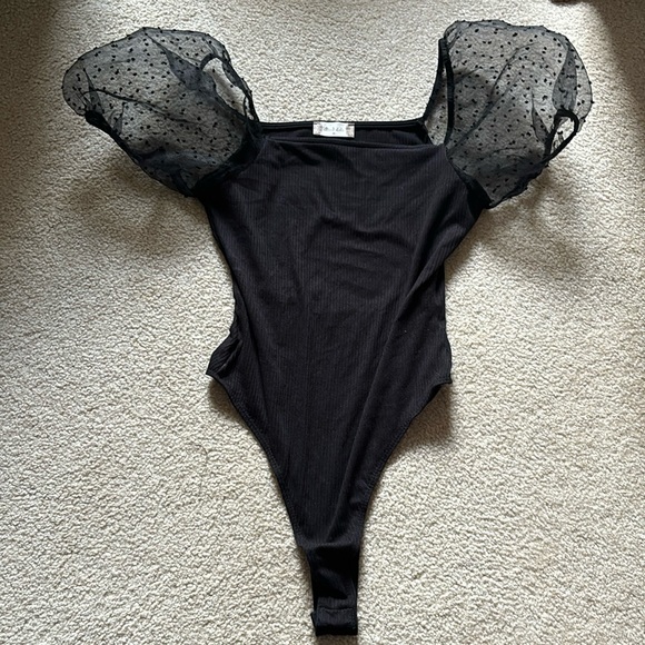 Altar’d State black ribbed body suit - Picture 1 of 3